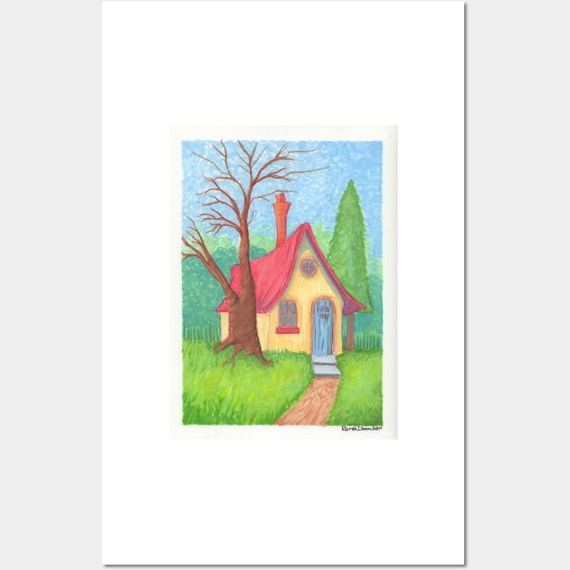 Small Cottage Wall Art by ReneeDixonArt